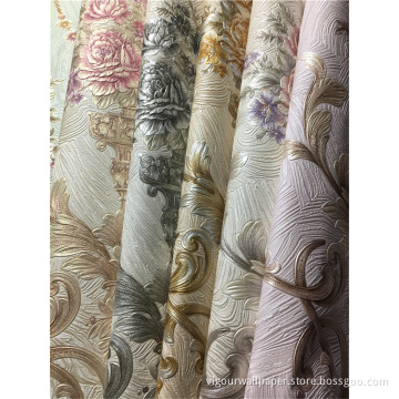106cm Home Decoration Wallpapers Pvc Flower Wallpaper
